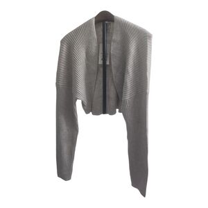 NWT  A New Day Women's‎ Gray Ribbed Sweater Bolero Shrug Size XL